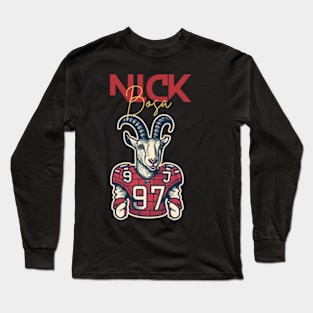 nick bosa the goat Long Sleeve T-Shirt